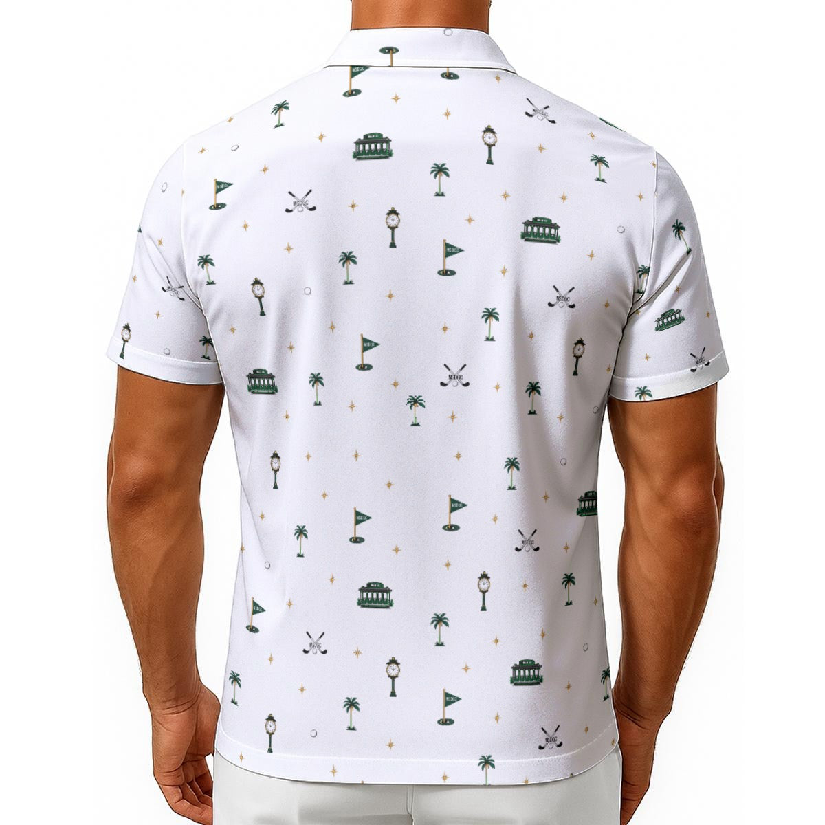 Trolley + Tee Button Down - White
