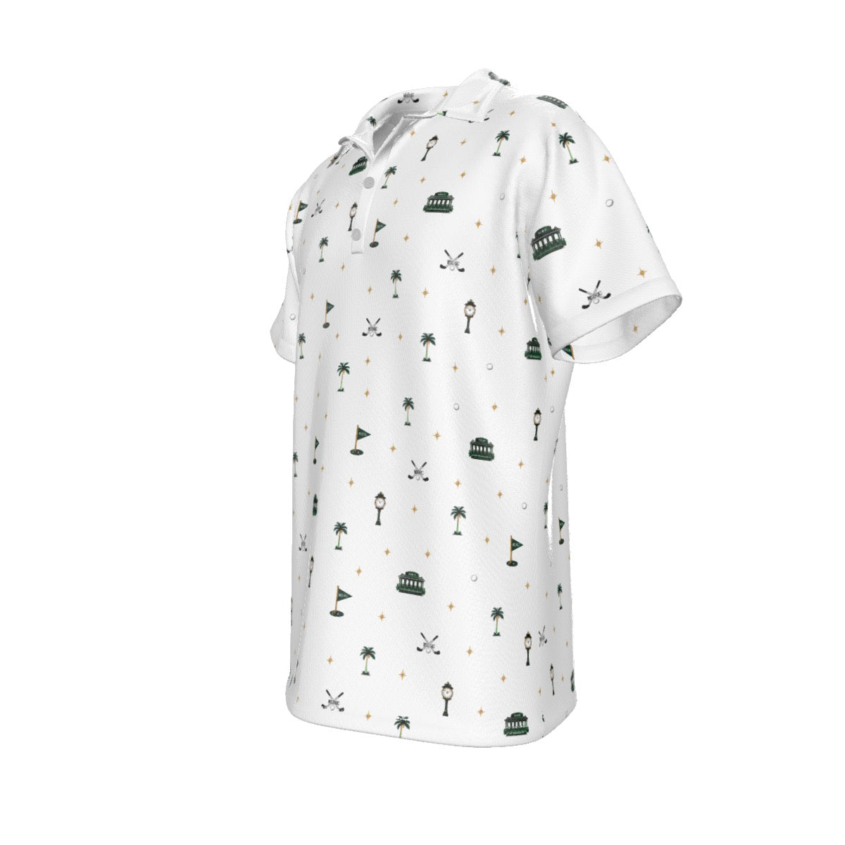 Trolley + Tee Polo - White