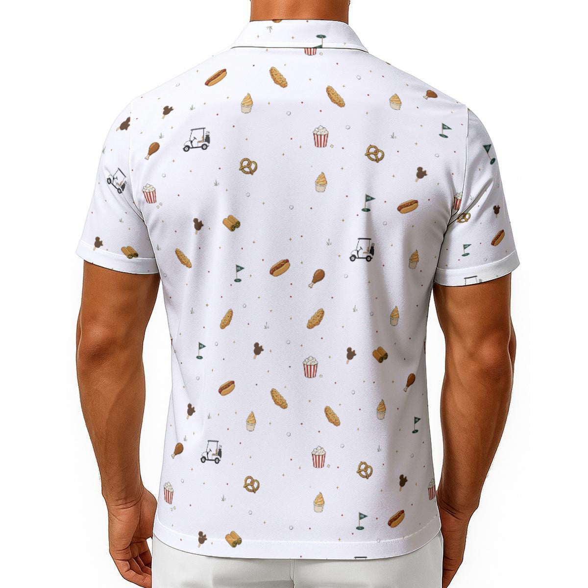Snack Cart Button Down - White