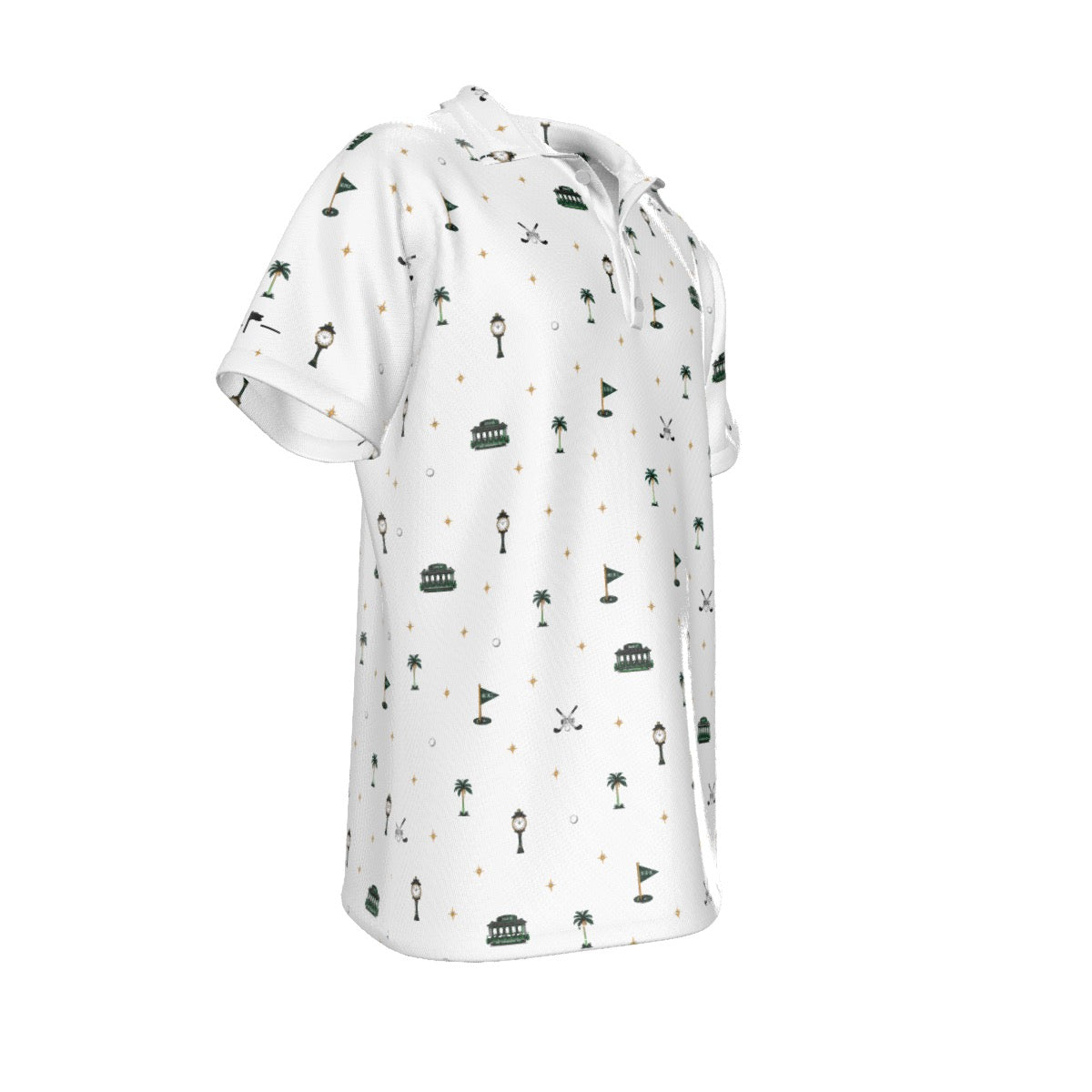 Trolley + Tee Polo - White