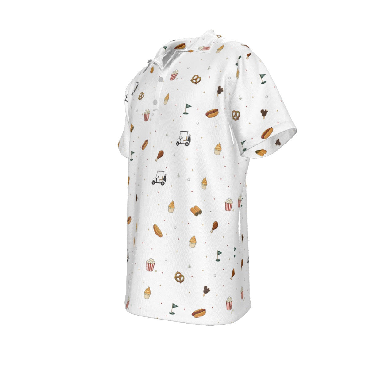 Snack Cart Polo - White